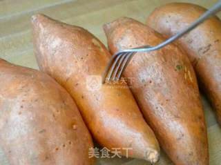 黄金地瓜饼的做法步骤：1
