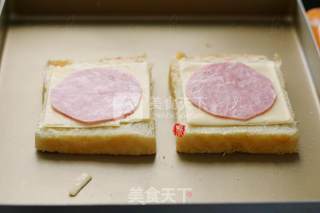 培根鸡蛋烤吐司的做法步骤：4
