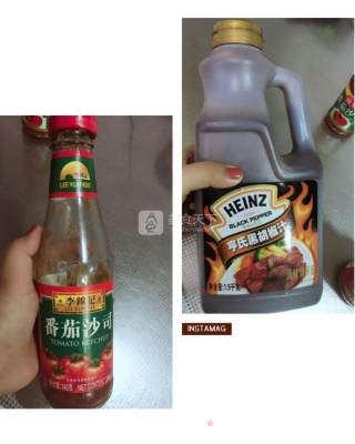 黑椒番茄肉酱意面的做法步骤：3