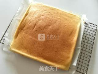 抹茶蜜豆蛋糕卷的做法步骤：11