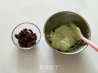 抹茶蜜豆蛋糕卷的做法步骤：12