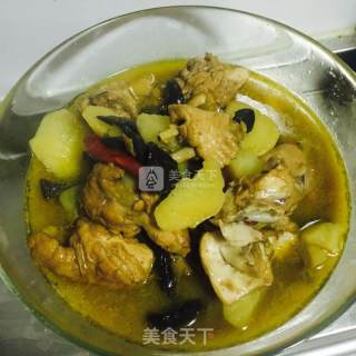 鸡肉炖蘑菇的做法步骤：9