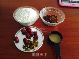 红糖发糕的做法步骤：1