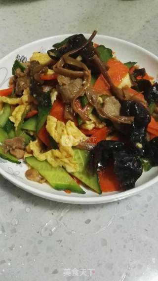 木须肉的做法步骤：2