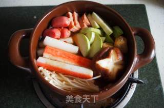 韩式部队锅的做法步骤：4