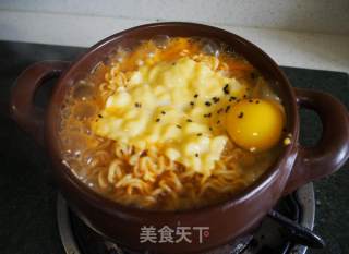 韩式部队锅的做法步骤：7