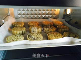 豆沙馅月饼的做法步骤：10