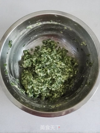 韭菜锅烙的做法步骤：4