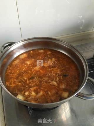 韩式泡菜锅的做法步骤：5