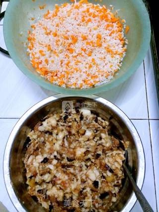 冬菇糯米肉丸子的做法步骤：7