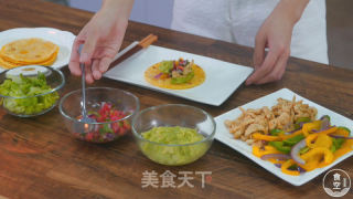 墨西哥鸡肉卷（塔克）| 食空的做法步骤：12