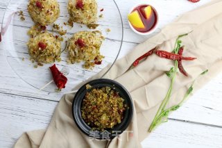 香菜蛋酥粉的做法步骤：5
