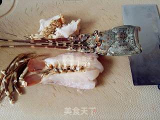龙虾两吃的做法步骤：2