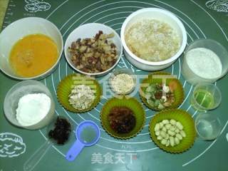 苏式火腿月饼馅的做法步骤：1