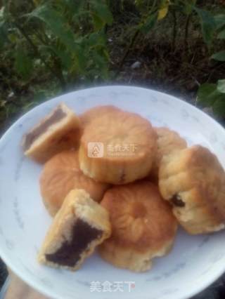 柠香豆沙月饼的做法步骤：15