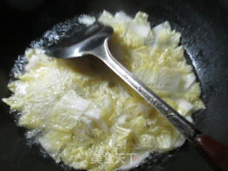 醋溜白菜带鱼羹的做法步骤：3
