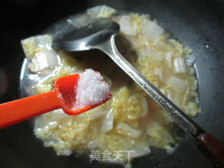 醋溜白菜带鱼羹的做法步骤：8