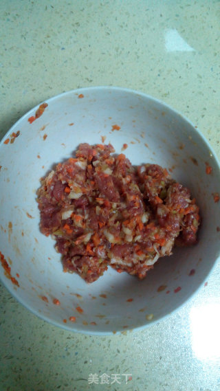 苏式榨菜鲜肉月饼的做法步骤：4