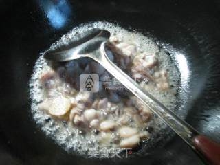 豉香蒜薹炒牛蛙的做法步骤：6