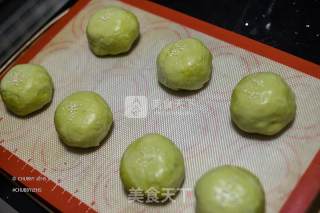奶香抹茶红豆包（手揉版）的做法步骤：14