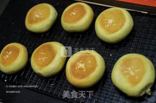 奶香抹茶红豆包（手揉版）的做法步骤：17