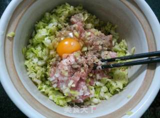【学生族早餐】大葱猪肉馅饼的做法步骤：1