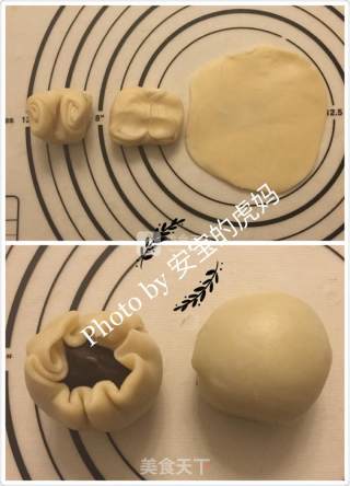 蛋黄酥的做法步骤：9
