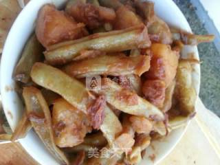 土豆豆角烀饼家常菜的做法步骤：12