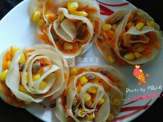 宝宝大爱玫瑰饺子     让满满的爱唤醒你的食欲～的做法步骤：19