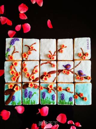 鸟语花香饼干【创意糖霜饼干】的做法步骤：23
