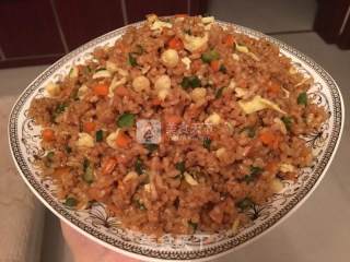 酱油炒饭的做法步骤：6