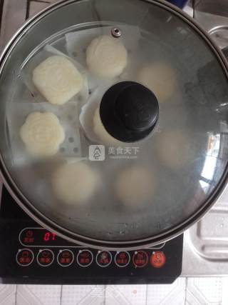 奶黄水晶饼的做法步骤：14