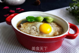 鹌鹑蛋香菇蒸肉饼的做法步骤：10