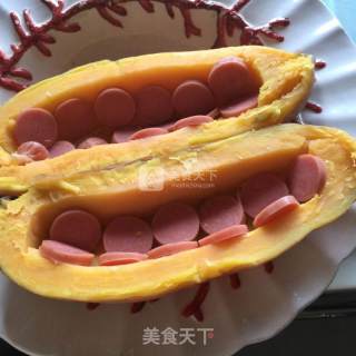红薯烤蛋的做法步骤：3