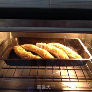 芝士烤香蕉的做法步骤：5