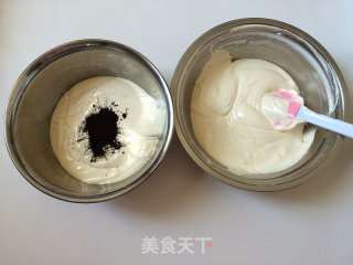 大理石纹戚风蛋糕的做法步骤：12