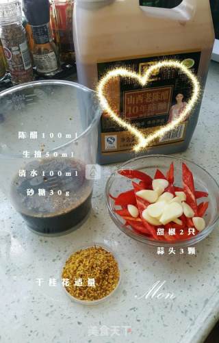 桂花糖醋骨的做法步骤：1