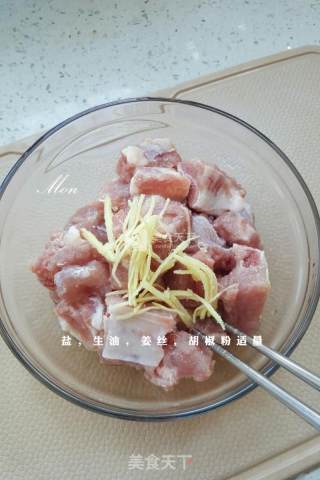 桂花糖醋骨的做法步骤：2
