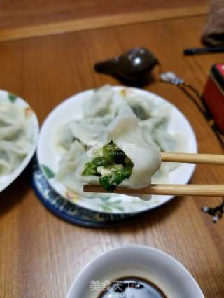 油麦菜鸡蛋水饺的做法步骤：10
