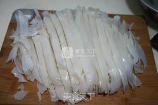 素炒凉皮的做法步骤：2