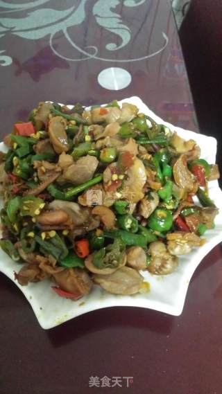 下饭菜_辣炒鸡胗的做法步骤：6