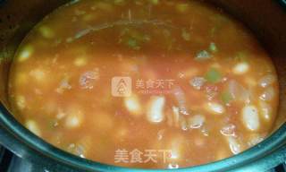 白豆炖肉的做法步骤：14