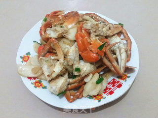 青蟹炒年糕的做法步骤：8