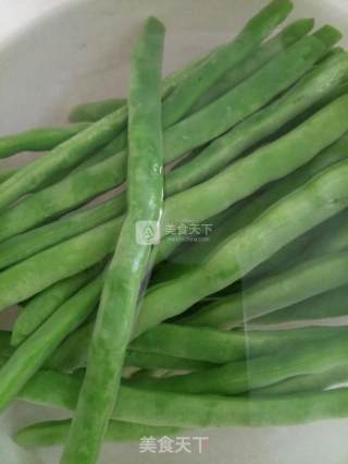 四季豆炒肉丝的做法步骤：2