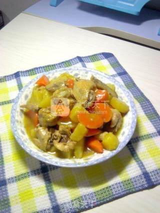 咖哩土豆鸡块的做法步骤：10