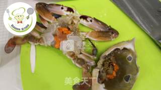 来自秋季的自然馈赠--原汁原味清蒸大花蟹的做法步骤：1