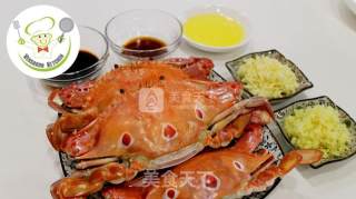来自秋季的自然馈赠--原汁原味清蒸大花蟹的做法步骤：4