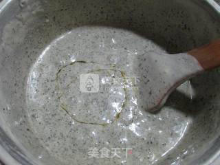 芝麻酱海绵蛋糕的做法步骤：7