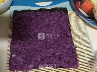 藜麦紫薯寿司卷的做法步骤：9