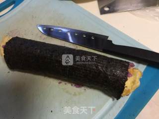 藜麦紫薯寿司卷的做法步骤：13